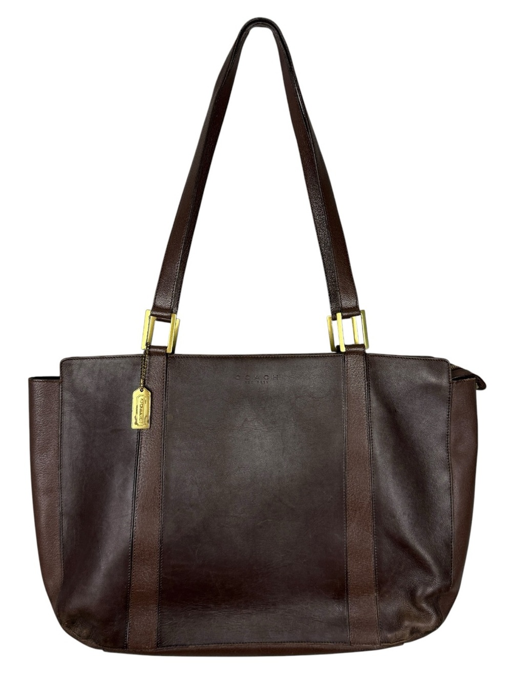 Coach Vintage Bridle Brown Top Handle Tote Bag